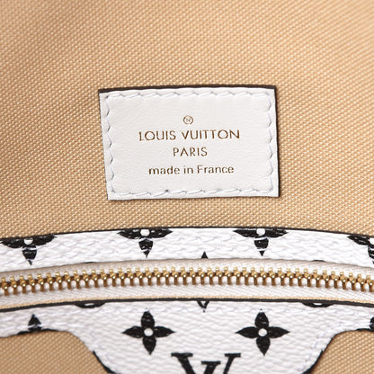 Louis Vuitton Monogram Giant Neverfull MM Kaki 9 of 13