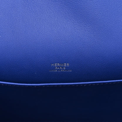 Hermes Chevre Mysore Geta Bleu Electrique 6 of 15