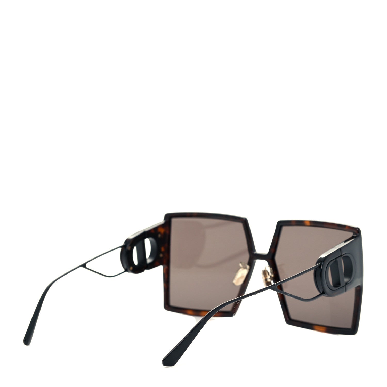 Christian Dior Acetate Square 30 Montaigne Sunglasses Tortoise 4 of 8