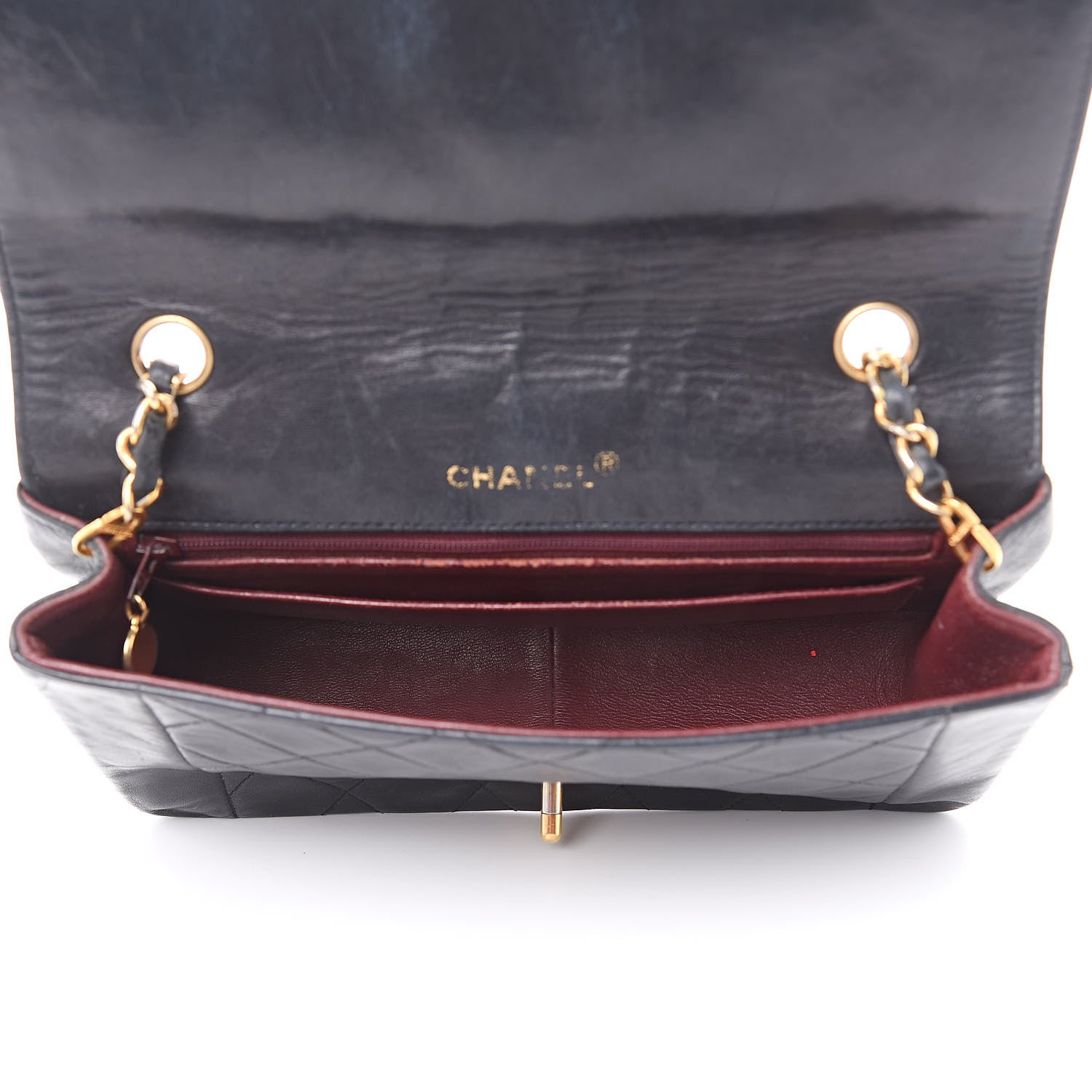 Chanel Lambskin Quilted Small Single Flap Black 5 of 21