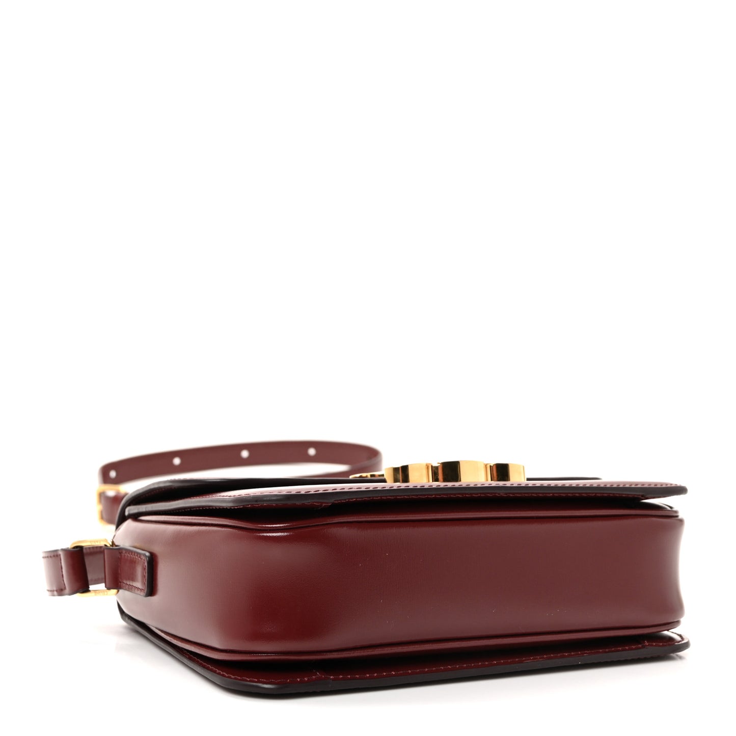 Shiny Calfskin Teen Triomphe Light Burgundy