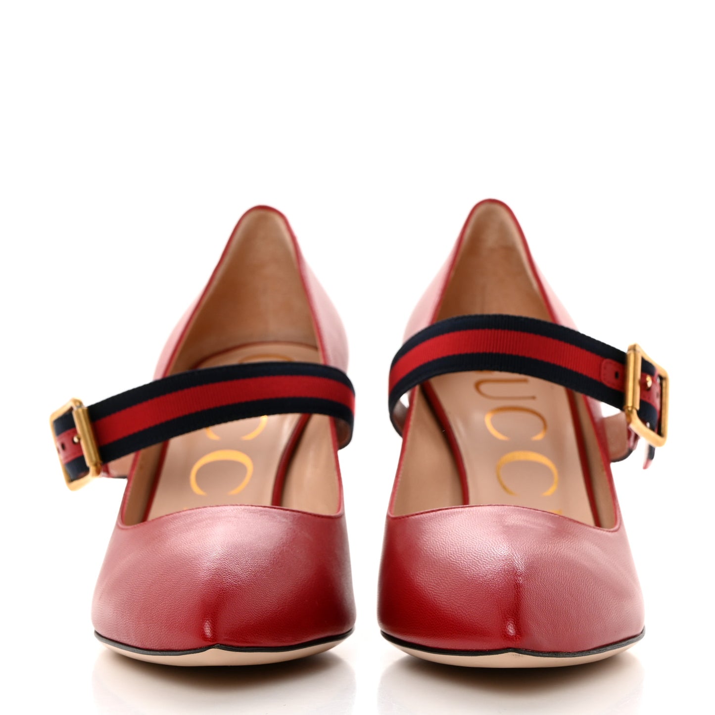 Malaga Kid Sylvie Web Mid Heel Pumps 36 Hibiscus Red