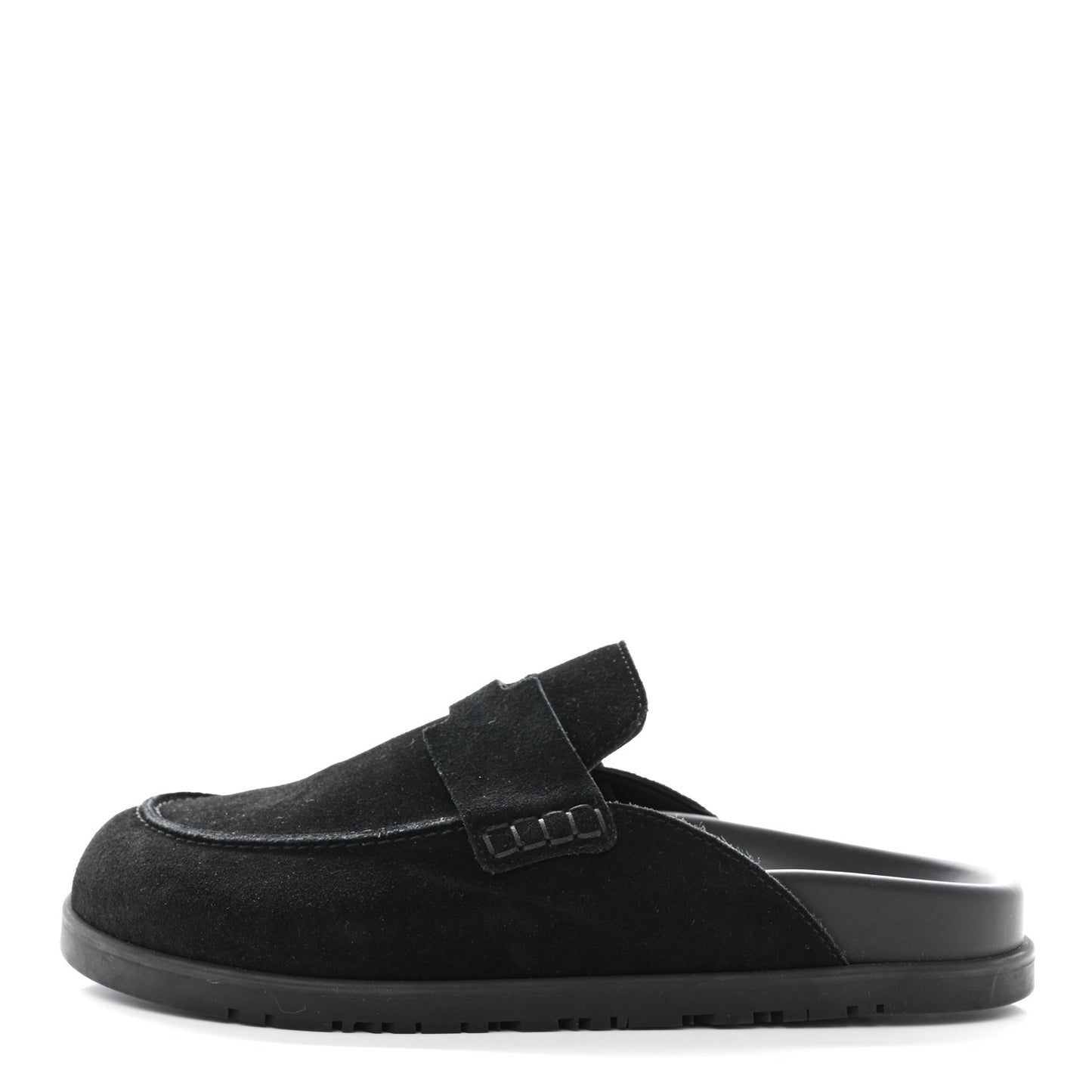 Suede Calfskin Go Mules 41 Black