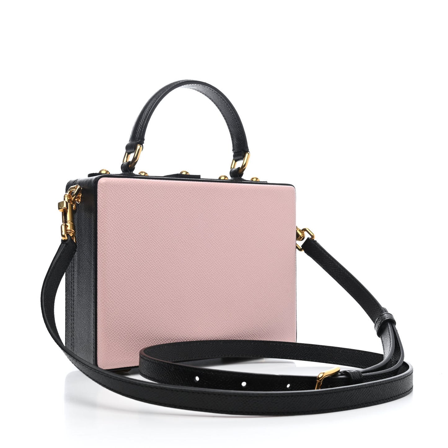 Dauphine Embellished Box Bag Black Rosa Carne