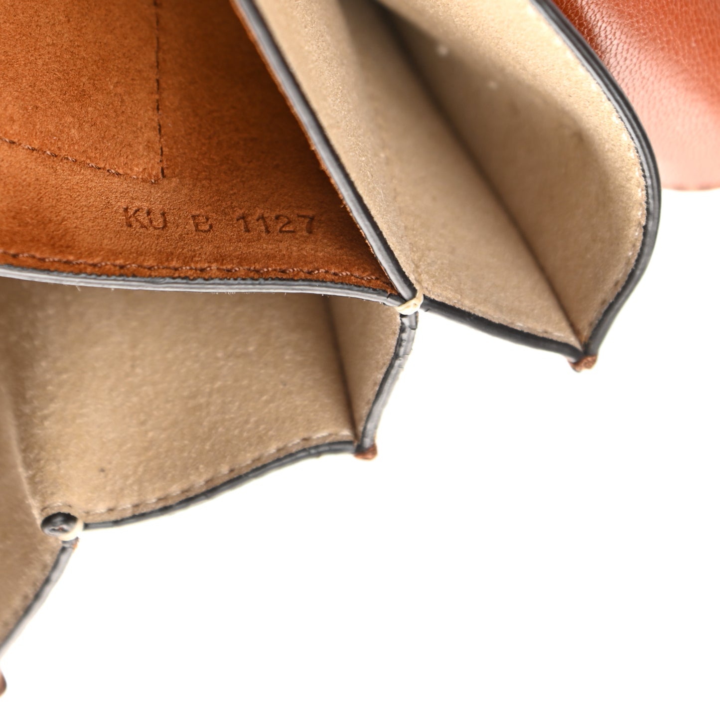 Goatskin Suede Small GV3 Shoulder Bag Amber Mastic