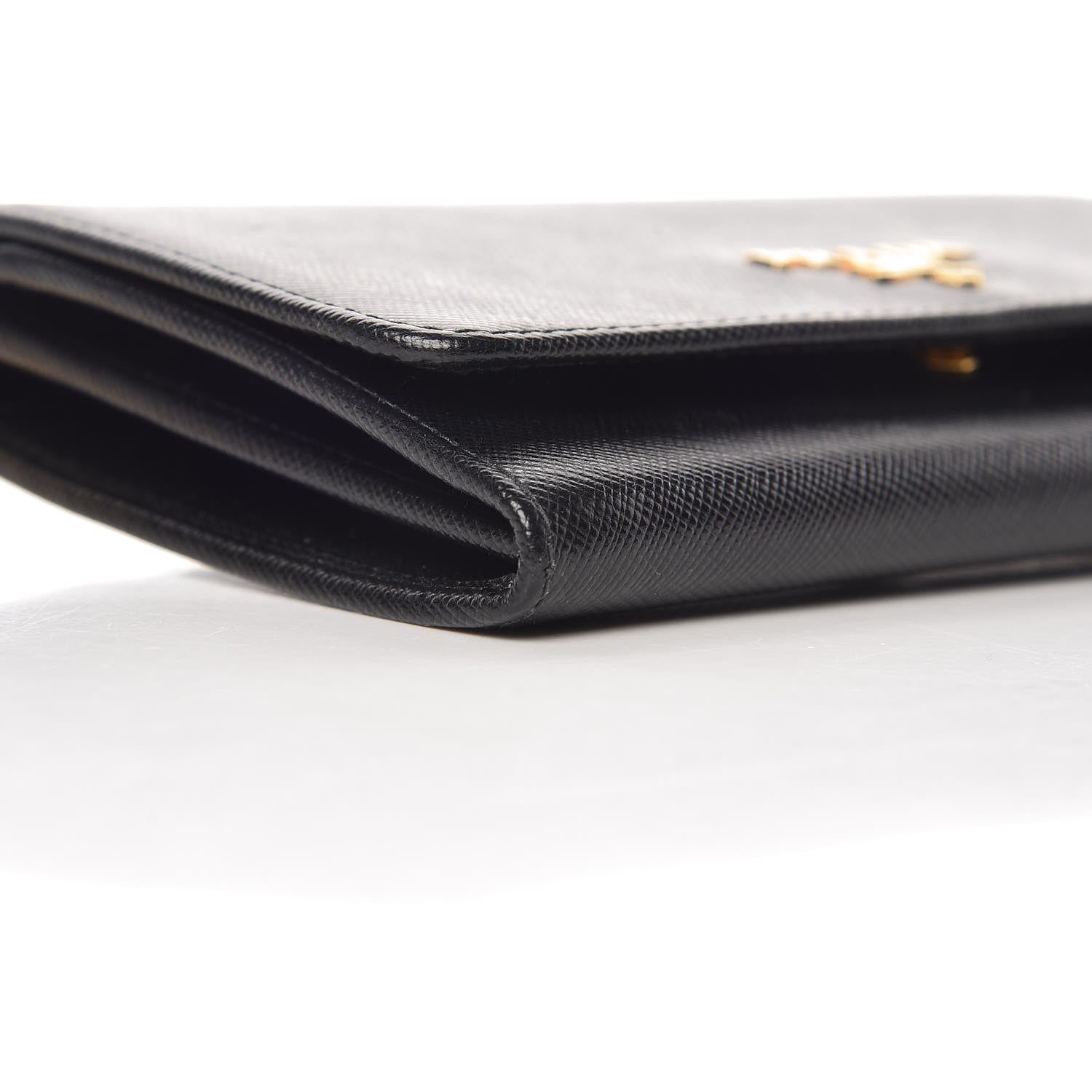 Prada Saffiano Metal Wristlet Black 7 of 8
