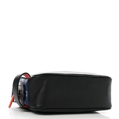 MCM Visetos Reflective Nylon Small Crossbody Estate Blue 4 of 9