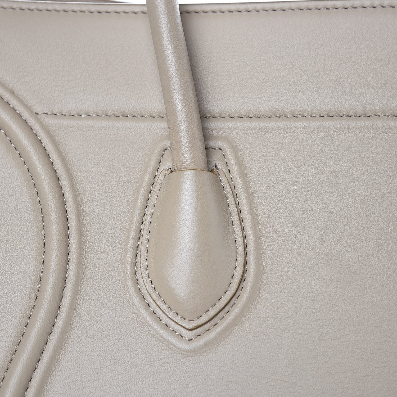 Celine Supple Calfskin Medium Phantom Luggage Beige 14 of 18