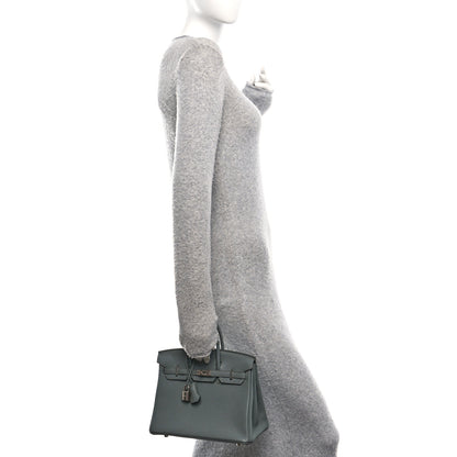 Hermes Togo Birkin 25 Vert Amande 2 of 11