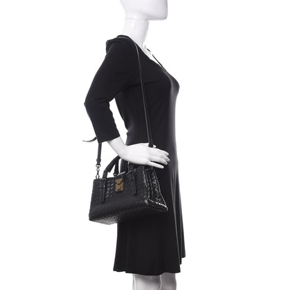 Bottega Veneta Calfskin Intrecciato Mini Roma Light Tourmaline 3 of 22