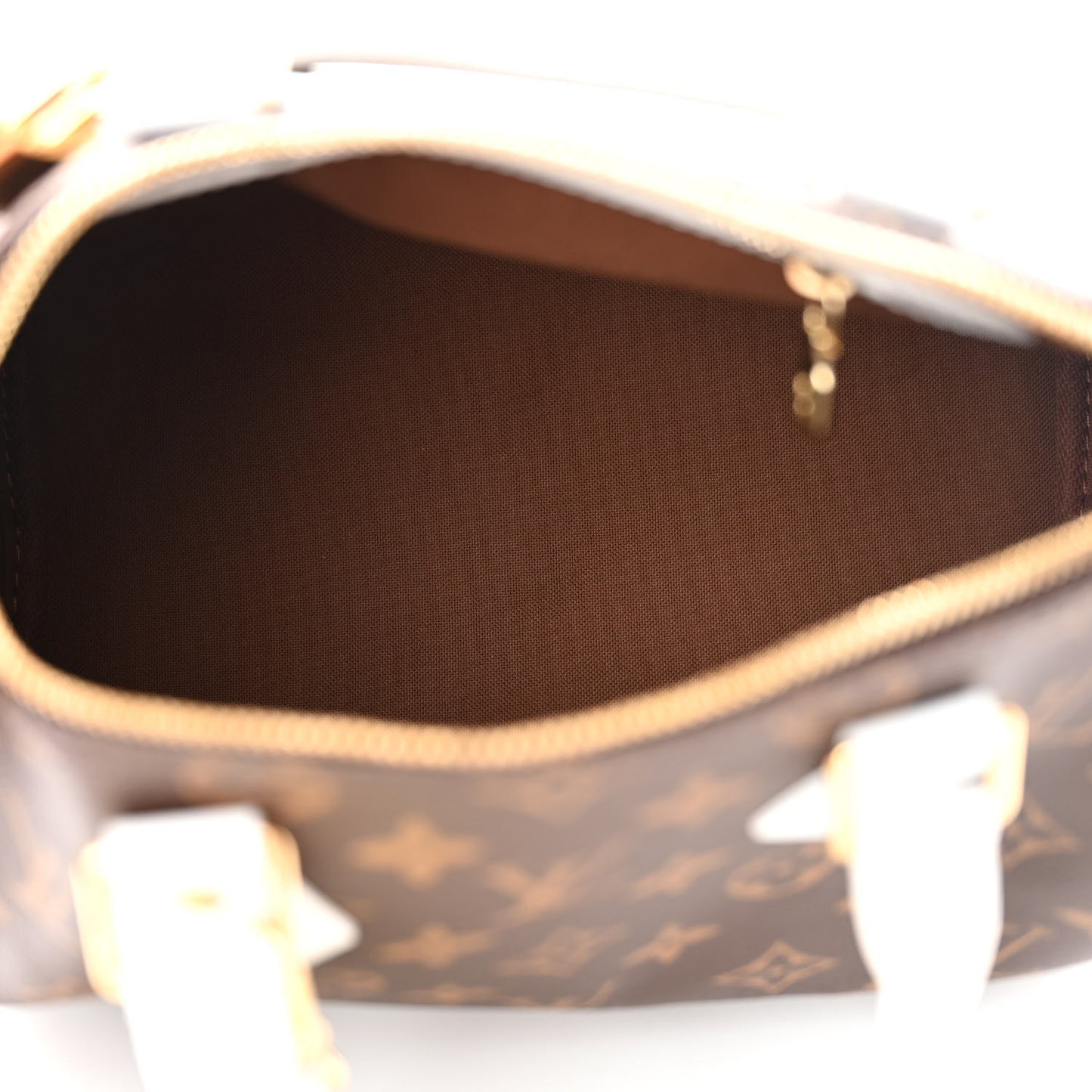 Monogram LV Match Speedy Bandouliere 25 White