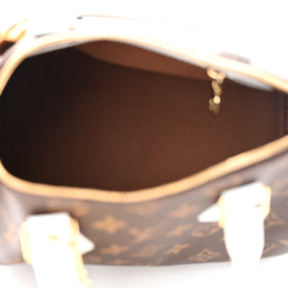 Louis Vuitton Monogram LV Match Speedy Bandouliere 25 White 5 of 10