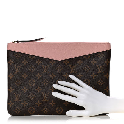 Louis Vuitton Monogram Daily Pouch Rose Poudre 2 of 7