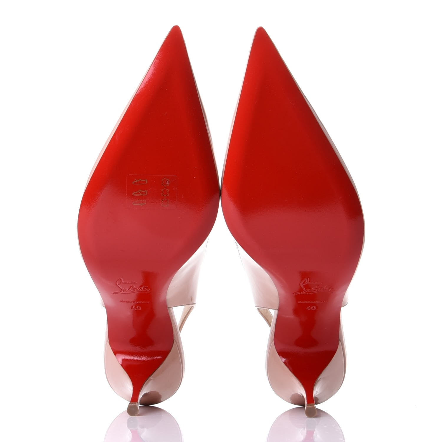 Christian Louboutin Patent Clare Sling 80 Pumps 40 Antoinette 7 of 10