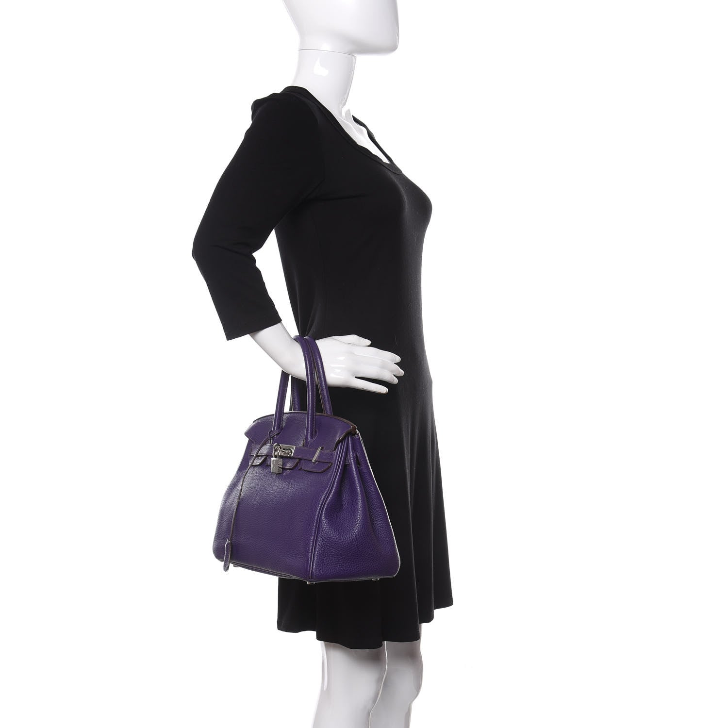 Hermes Togo Birkin 30 Iris 2 of 10