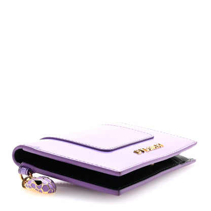 Bulgari Patent Calfskin Serpenti Forever Card Case Purple 6 of 6