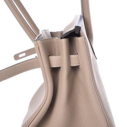 Hermes Togo Birkin 35 Gris Tourterelle 12 of 36