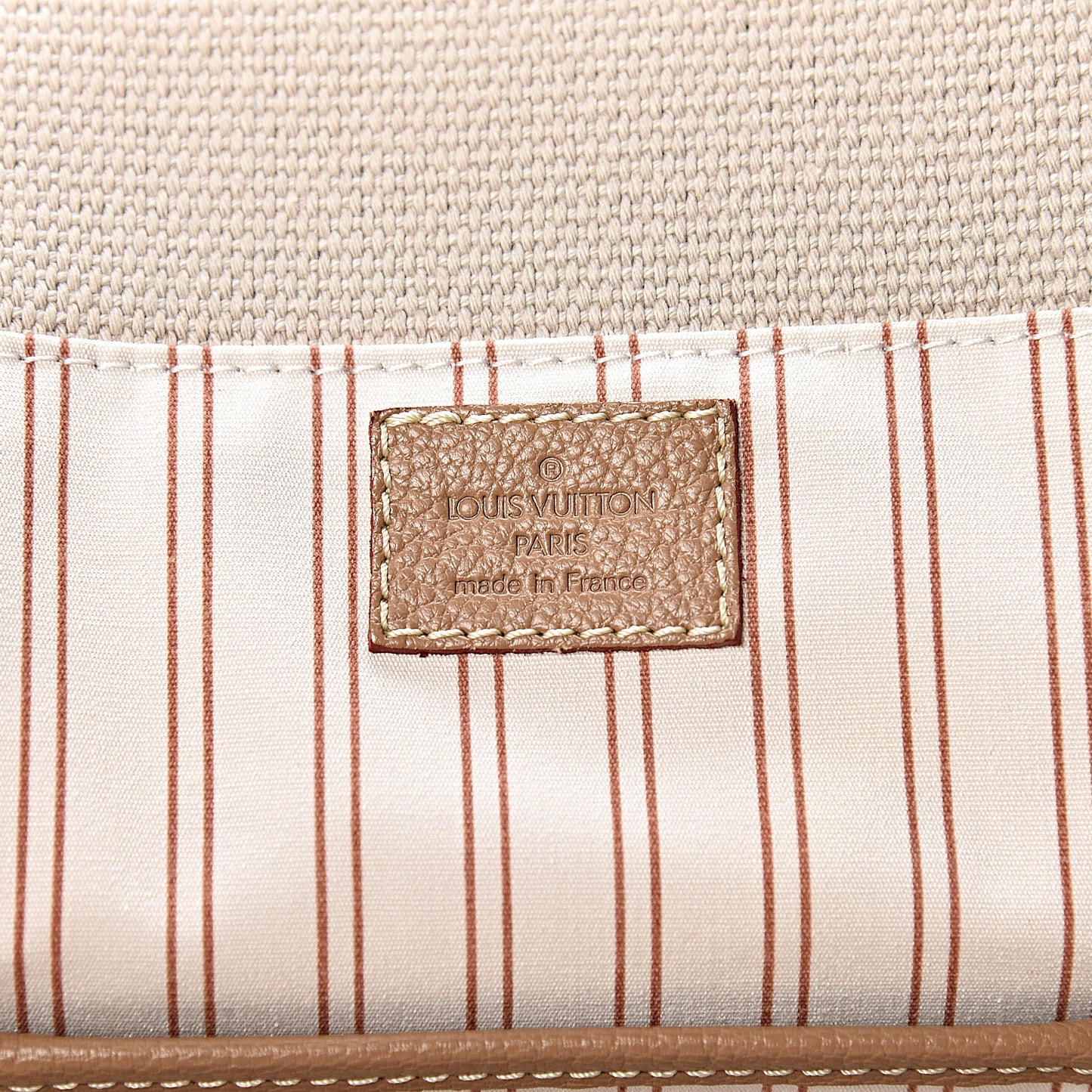 Toile Trianon Sac Neverfull Weekender 50 Beige