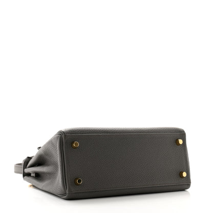 Hermes Togo Kelly Retourne 25 Etain 4 of 13