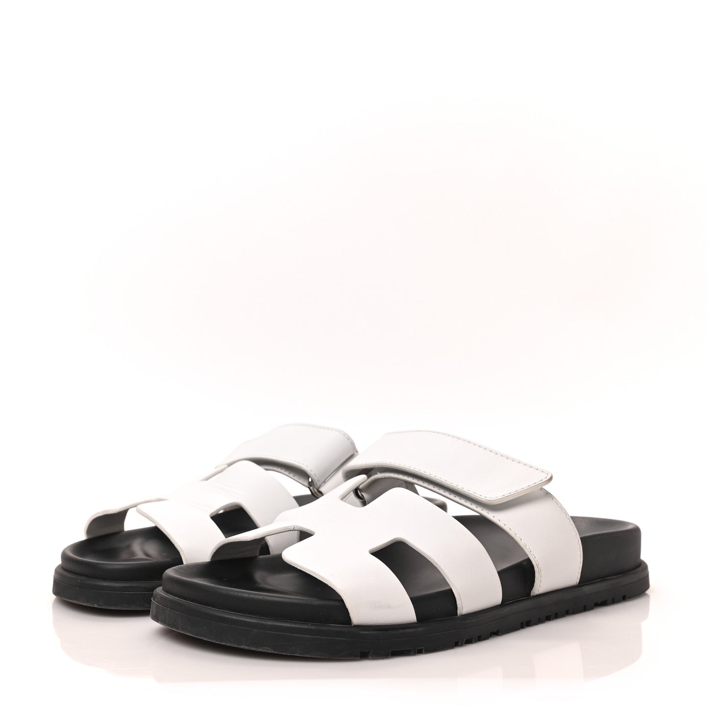 Calfskin Womens Chypre Sandals 36.5 White