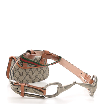 Gucci GG Supreme Monogram Web Bamboo Mini 1947 Belt Bag 90 36 Beige 3 of 10