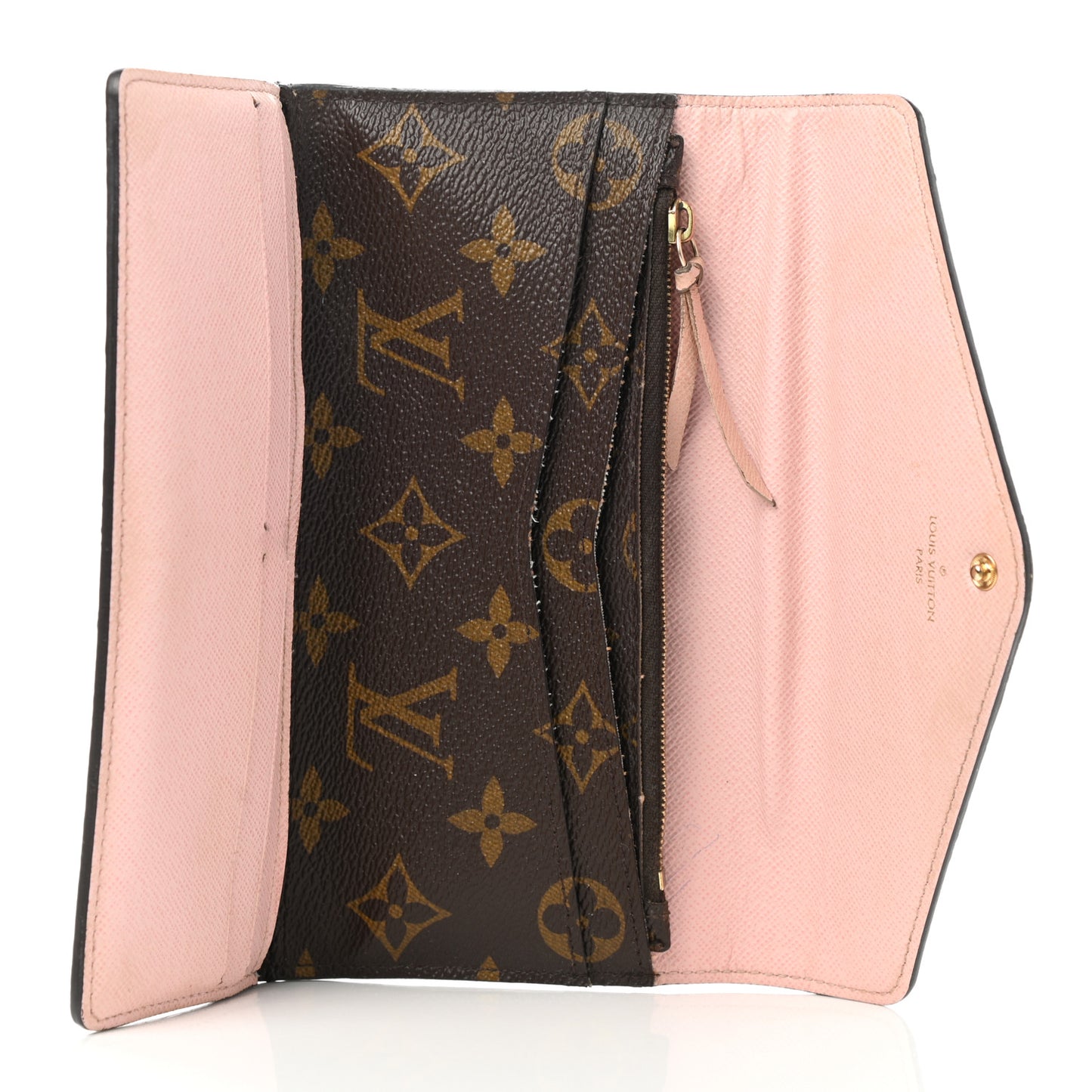 Monogram Josephine Wallet Rose Ballerine