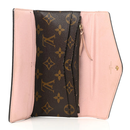 Louis Vuitton Monogram Josephine Wallet Rose Ballerine 6 of 14