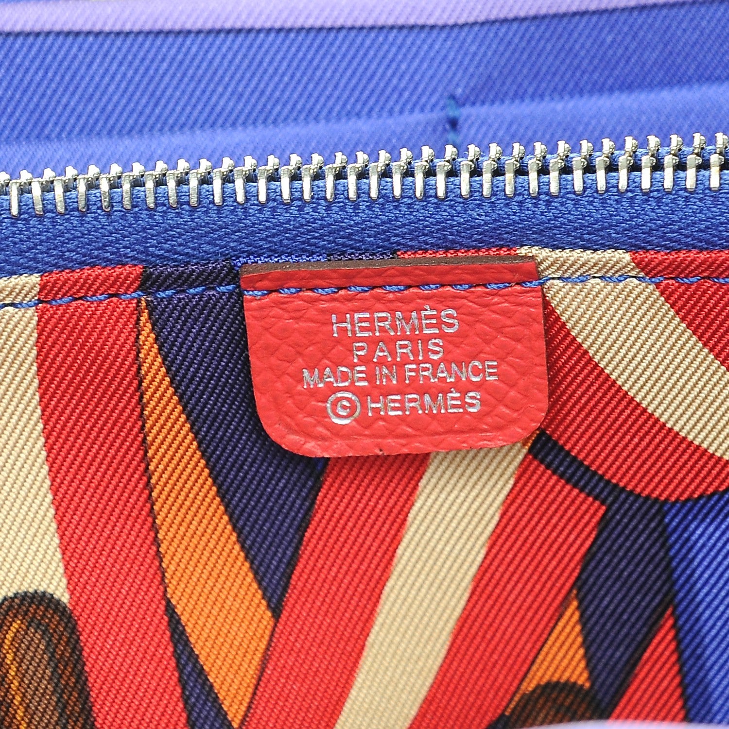 Hermes Epsom Silk'In Wallet Bougainvillea 5 of 12