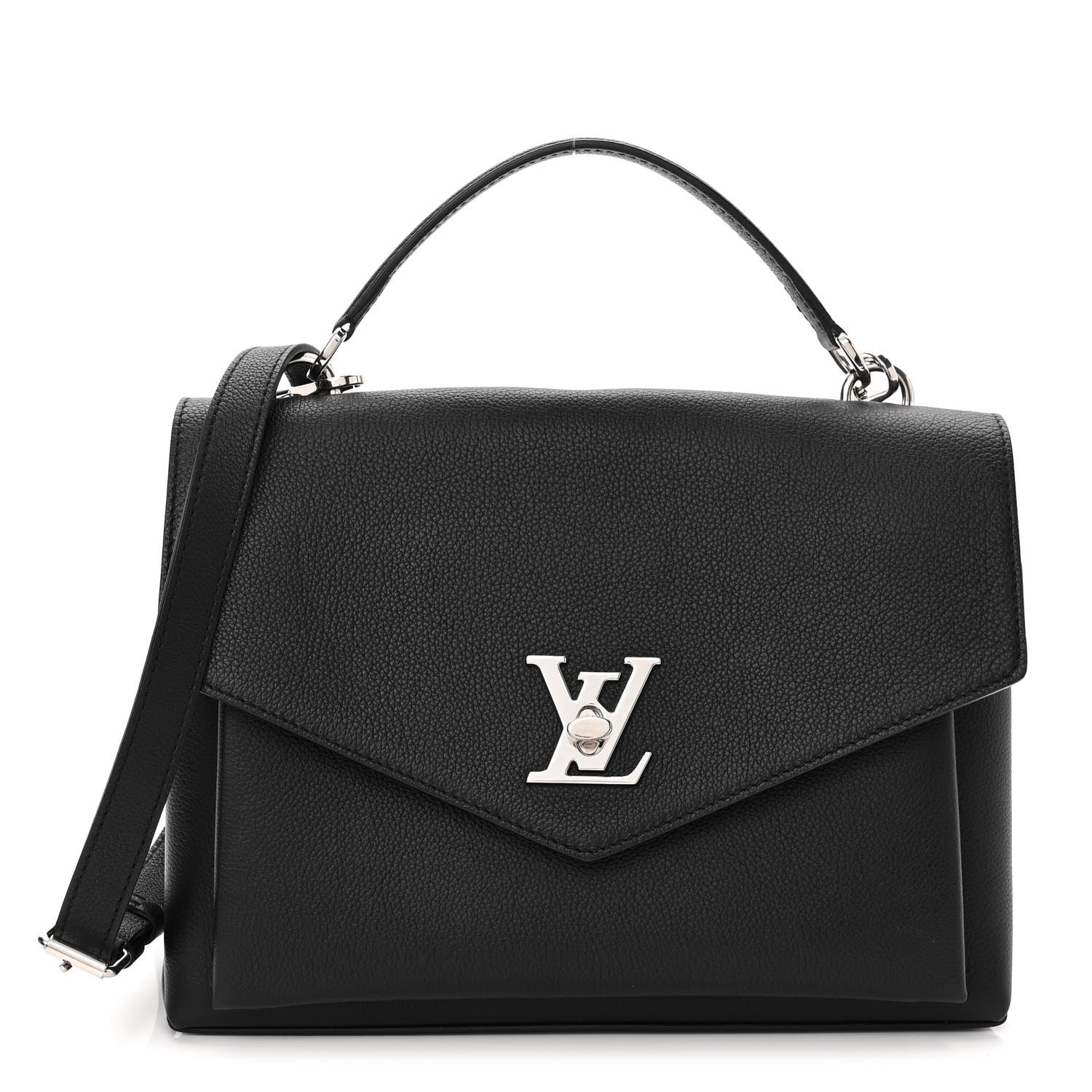 Louis Vuitton Soft Calfskin My Lockme Top Handle Black 1 of 9