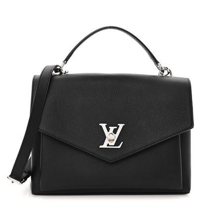 Louis Vuitton Soft Calfskin My Lockme Top Handle Black 1 of 9
