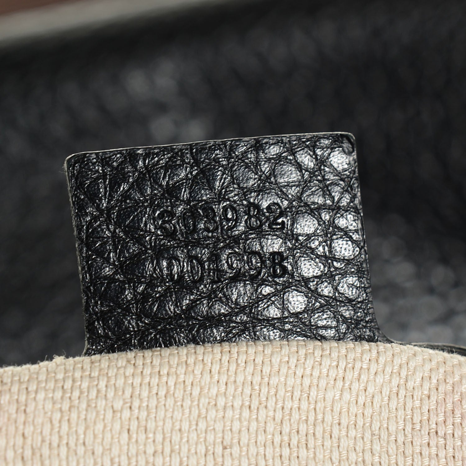 Gucci Pebbled Calfskin Medium Soho Chain Shoulder Bag Black 7 of 9