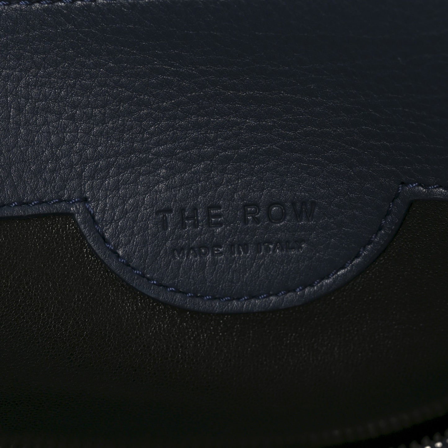 Grained Calfskin Edith Bag Prussian Blue