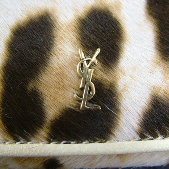 Pony Hair Leopard Wallet