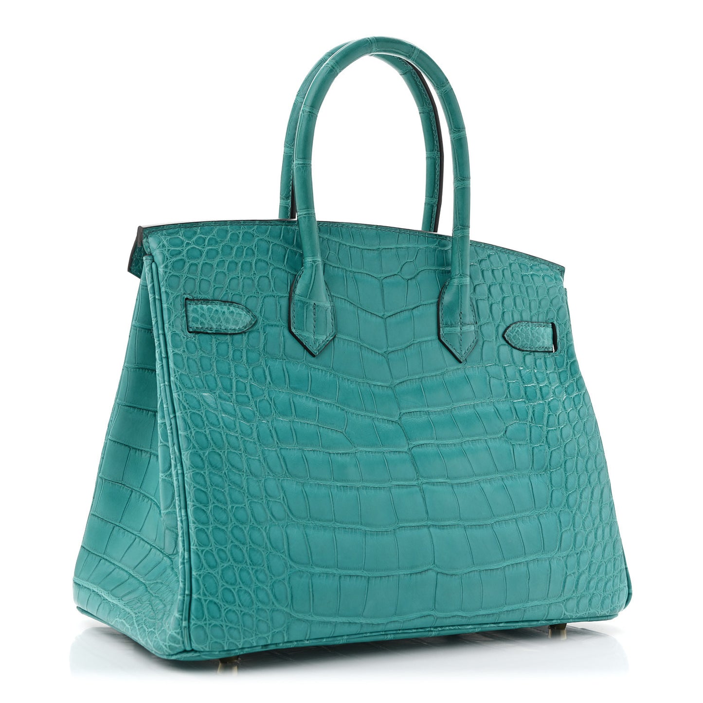 Matte Alligator Birkin 30 Bleu Paon