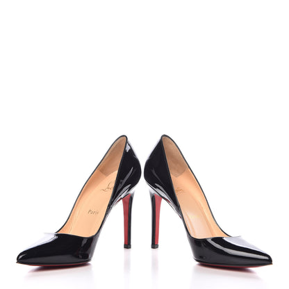 Christian Louboutin Patent Pigalle 100 Pumps 37 Black 6 of 11