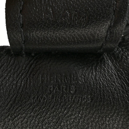 Hermes Milo Lambskin Matte Alligator Touch Grigri Rodeo Horse Bag Charm PM So Black 3 of 3