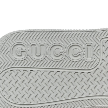 Gucci Calfskin Web Perforated Womens Platform 55mm Sneakers 38.5 White Bright Splash 8 of 9