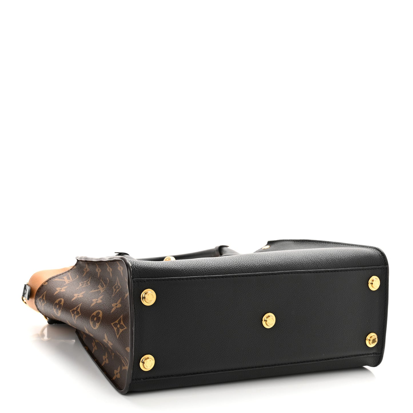 Calfskin Monogram On My Side Black