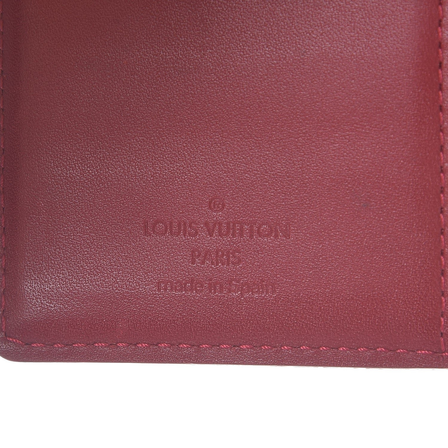 Louis Vuitton Vernis Small Ring Agenda Cover Pomme D'Amour 6 of 8