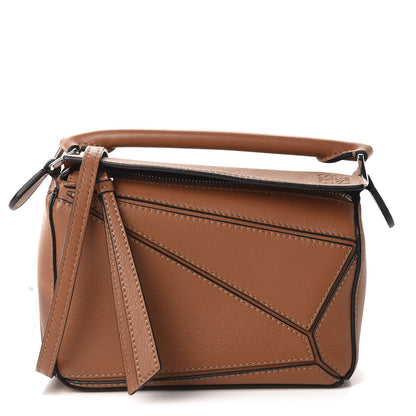 Loewe Calfskin Mini Puzzle Bag Tan 1 of 10