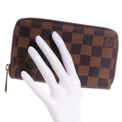 Louis Vuitton Damier Ebene Zippy Compact Wallet 2 of 8