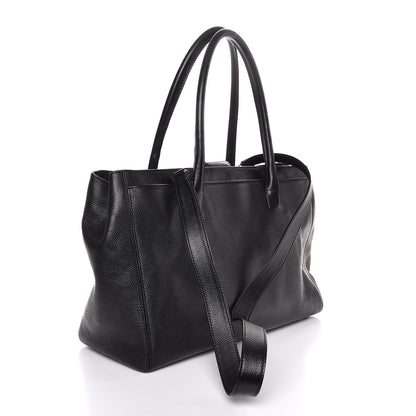 Chanel Calfskin Cerf Executive Shopper Tote Black 4 of 15