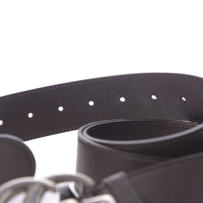 Gucci Moon Calfskin Nickel Double G 40mm Belt 110 44 Dark Cocoa 5 of 7