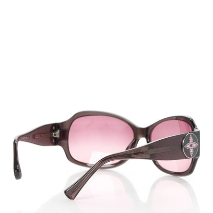 Louis Vuitton Ursula Strass Sunglasses Z0134E Pink Brown 4 of 8