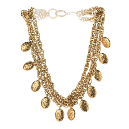 Chanel Chain Short Necklace Gold 3 of 5