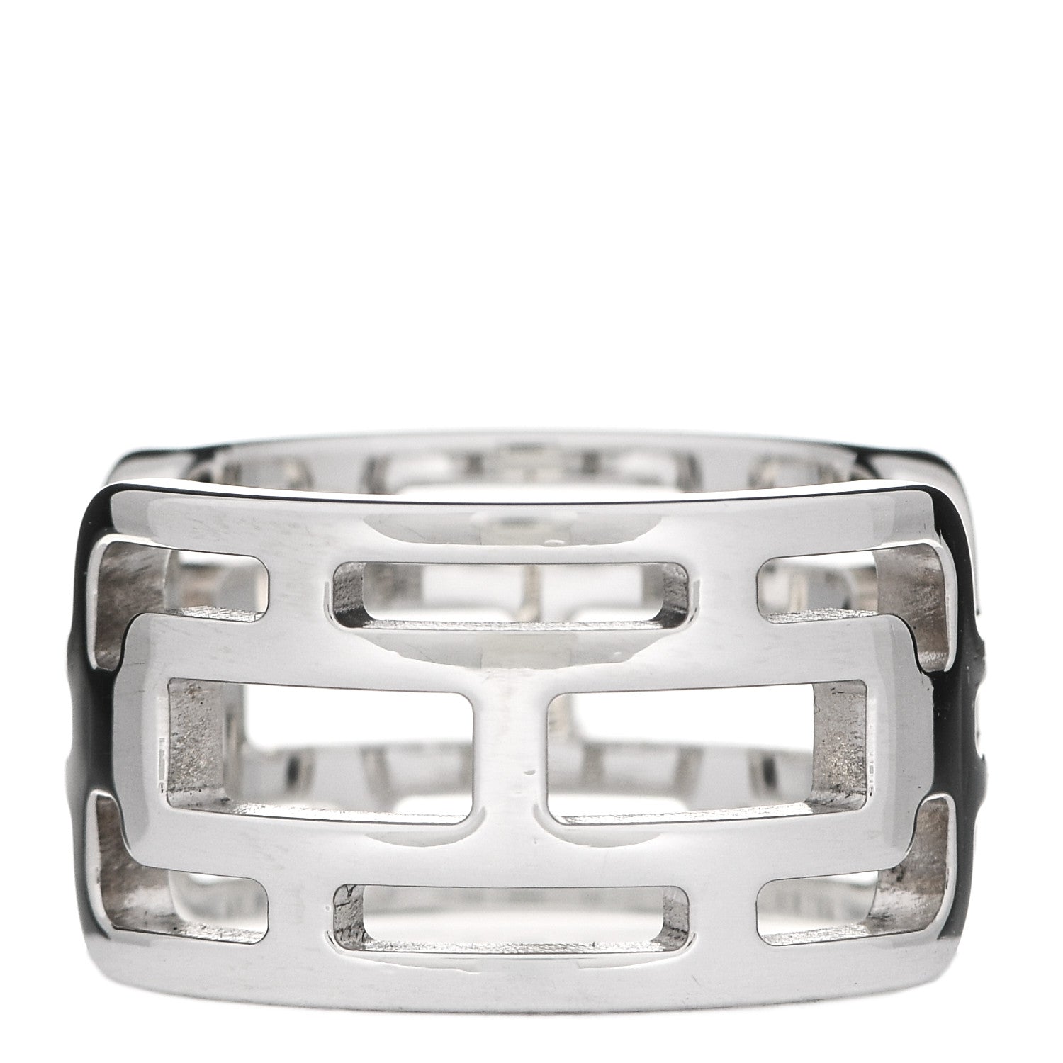 Hermes Sterling Silver PM Arcane Ring 59 8.75 3 of 4
