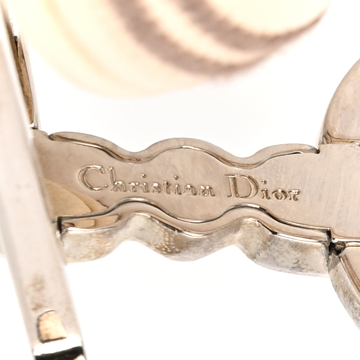 Christian Dior Grained Calfskin Saddle Bag Beige 11 of 12