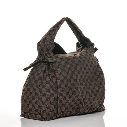 Gucci Monogram Medium Hysteria Tote Brown 3 of 6
