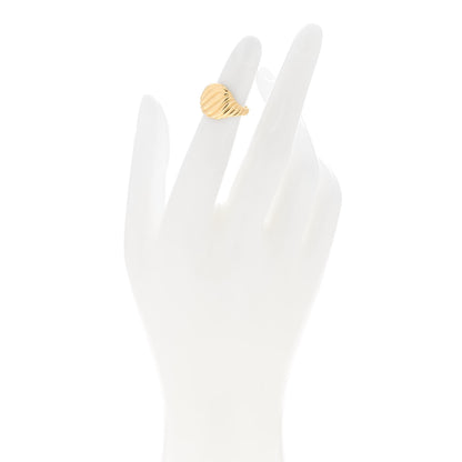 David Yurman 18K Yellow Gold 13mm Sculpted Cable Pinky Ring 43 2.75 2 of 4