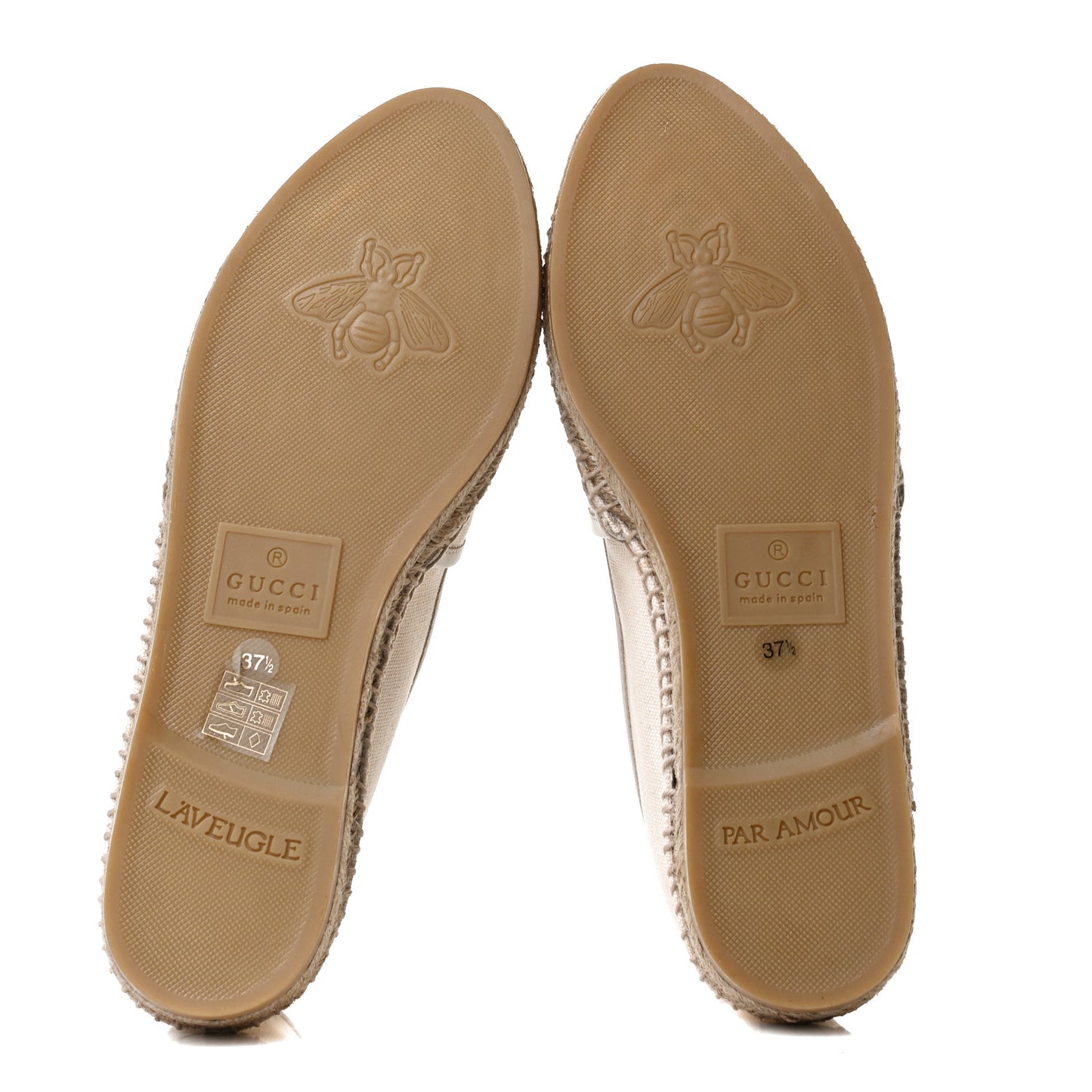 Canvas Logo Espadrilles 37.5 Greggio White